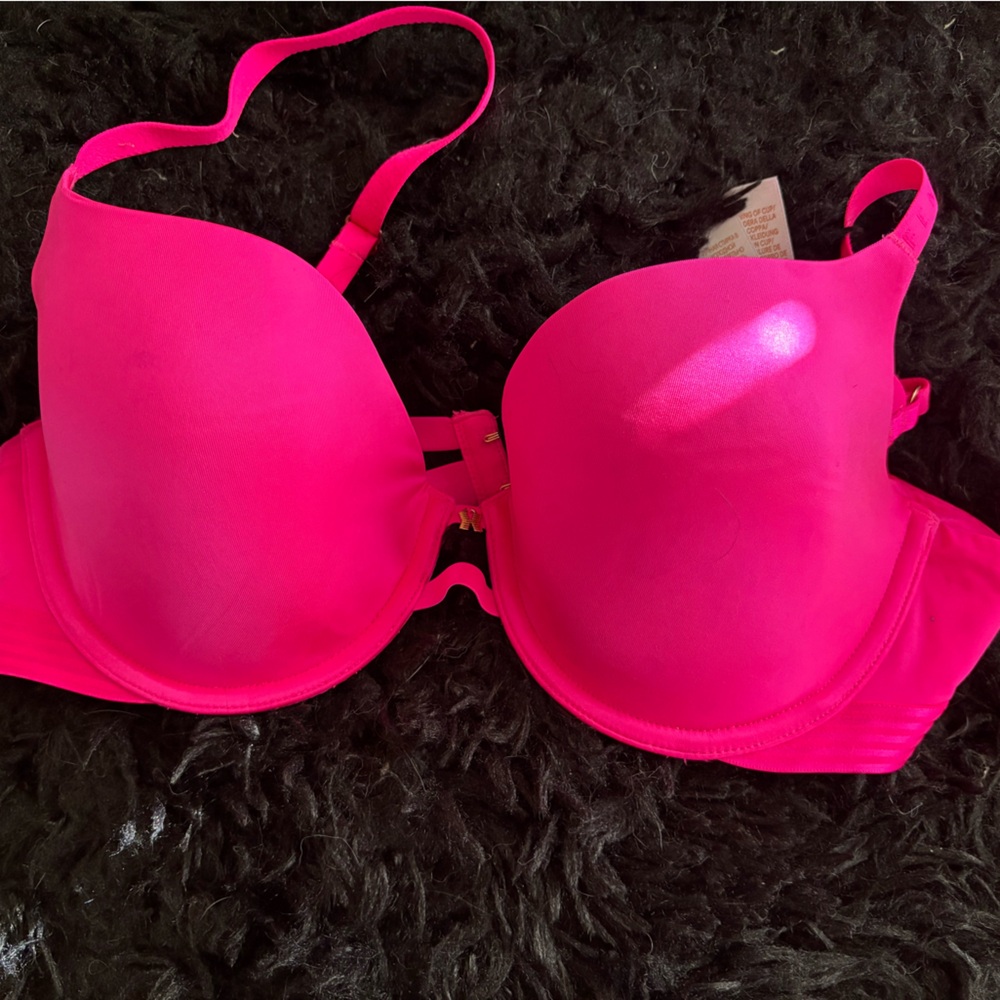 Hot pink SavageXFenty t shirt bra, 36C